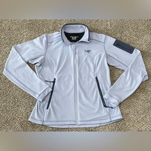 ARC'TERYX Delta LT Women’s Jacket Full Zip Fleece Size M Polartec Purpleish